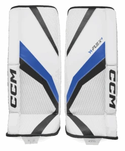 CCM YTFLEX 3 Youth Goalie Pads -CCM GPYFX3 WHTRYL 01