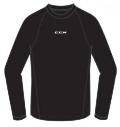 CCM Long-Sleeve Loose Fit Top For Men -CCM ccm athletic loose fit long sleeve top black 1
