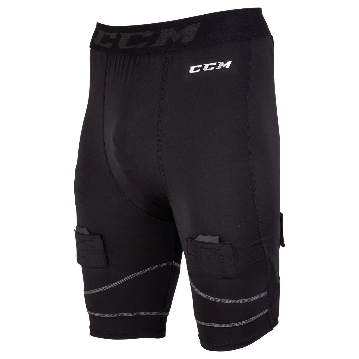 CCM Compression Pro Shorts With Jock/Tabs For Men 3 CCM Compression Pro Shorts With Jock/Tabs For Men