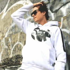 CCM Nostalgia Pucks Pullover Hoodie Adult -CCM whitehoodie